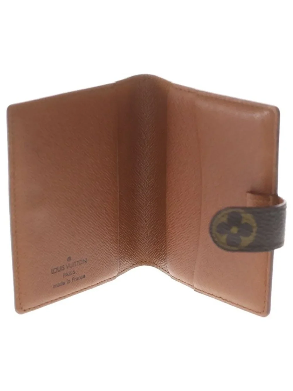 Louis Vuitton Monogram Agenda Mini Leather Notebook Cover Brown